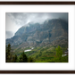 Montana Cloudy Glacier Framed Print