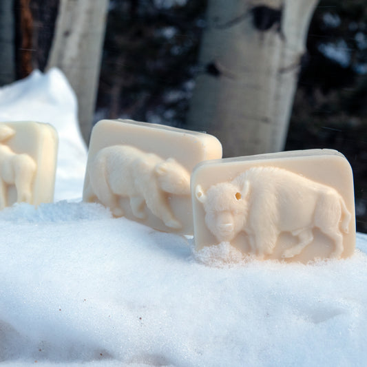Bison Tallow Soap Raised Wild Animal Figures (Balsam)