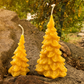 Small Christmas Tree 3.5" Beeswax Candle