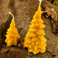 Small Christmas Tree 3.5" Beeswax Candle