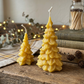 Small Christmas Tree 3.5" Beeswax Candle