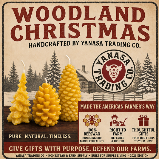 Woodland Christmas — Pure Beeswax Candle Collection