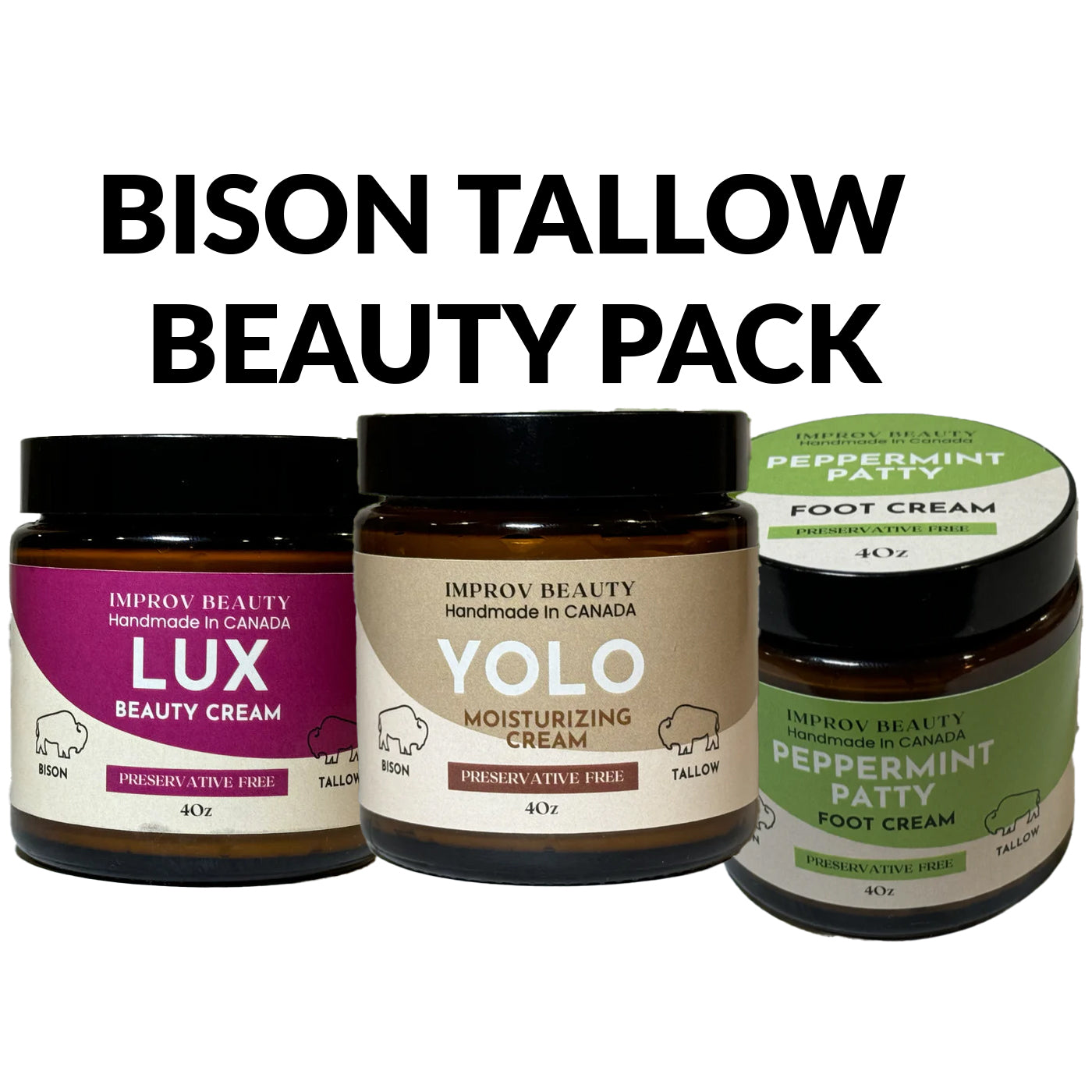 Bison Tallow Beauty Bundle YOLO