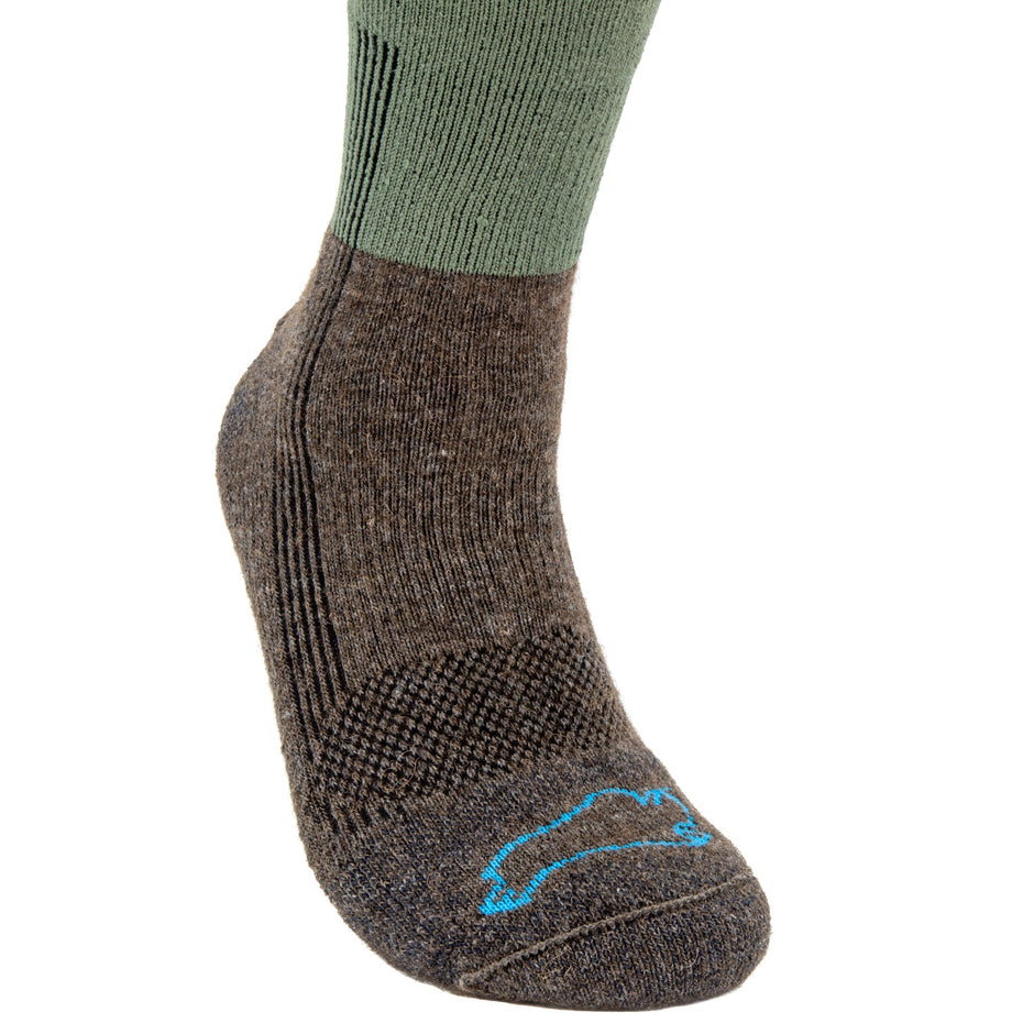 Buffalo Jump White Sockamoccs
