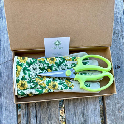 Garden Gift Box - Gloves and  Herb Snips