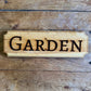 Garden Sign - Made in USA with American Cedar