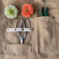 Gardening Apron - Waxed Canvas Apron with Pockets