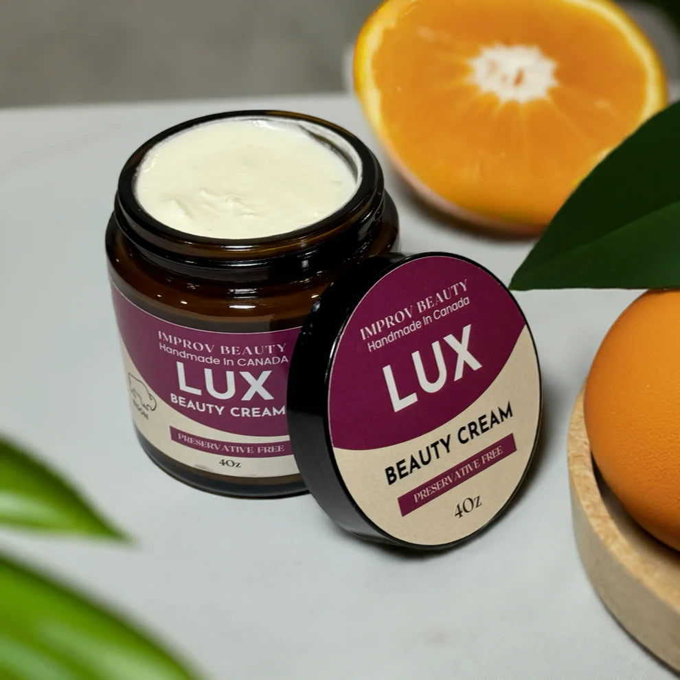 LUX Bison Tallow Beauty Cream NEW Glass Jar