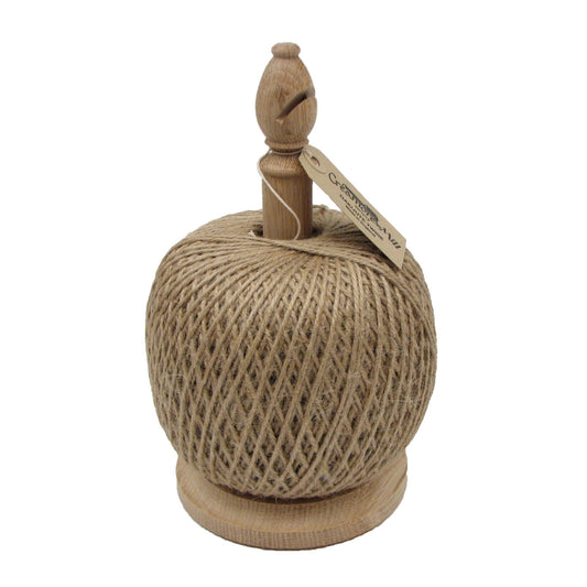 Oak Bishop Twine Tidy with Cutter and Twine (Made in Britain)