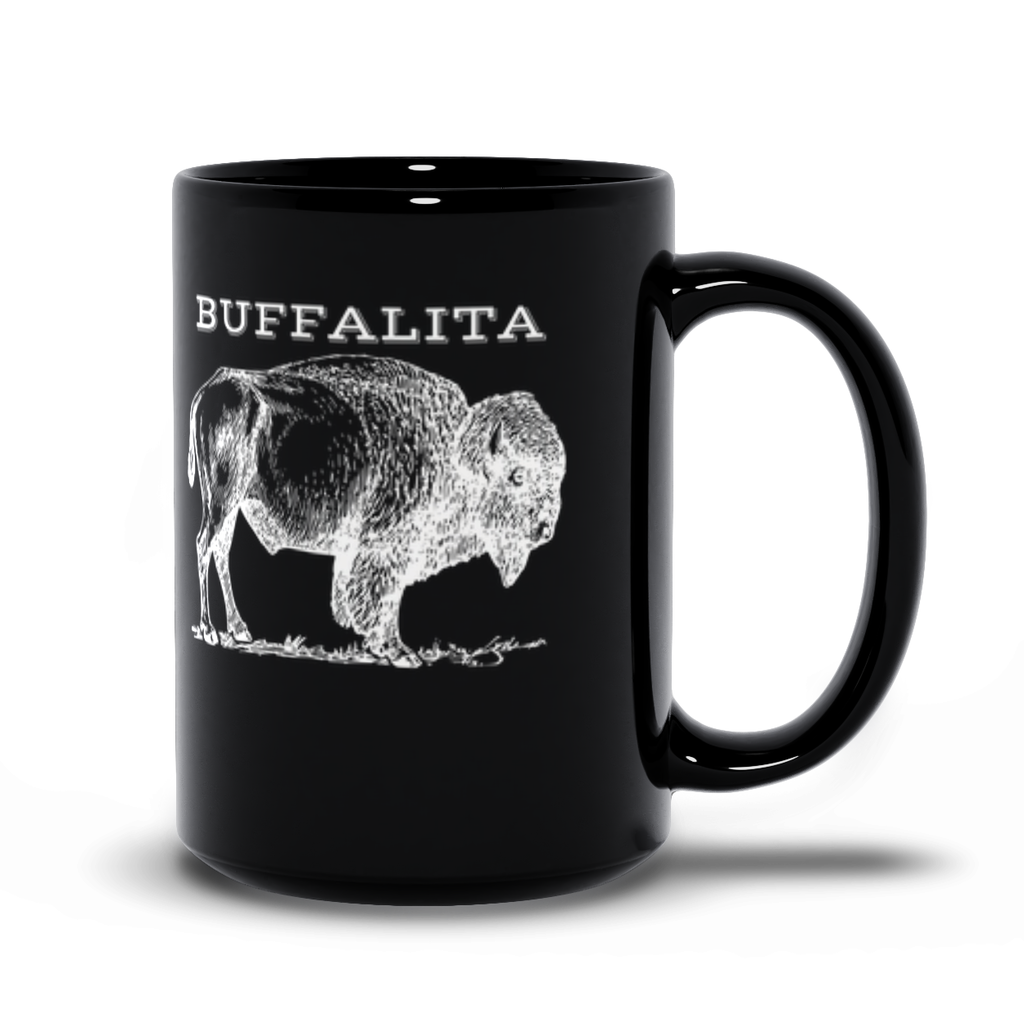 Buffalita Black Mugs