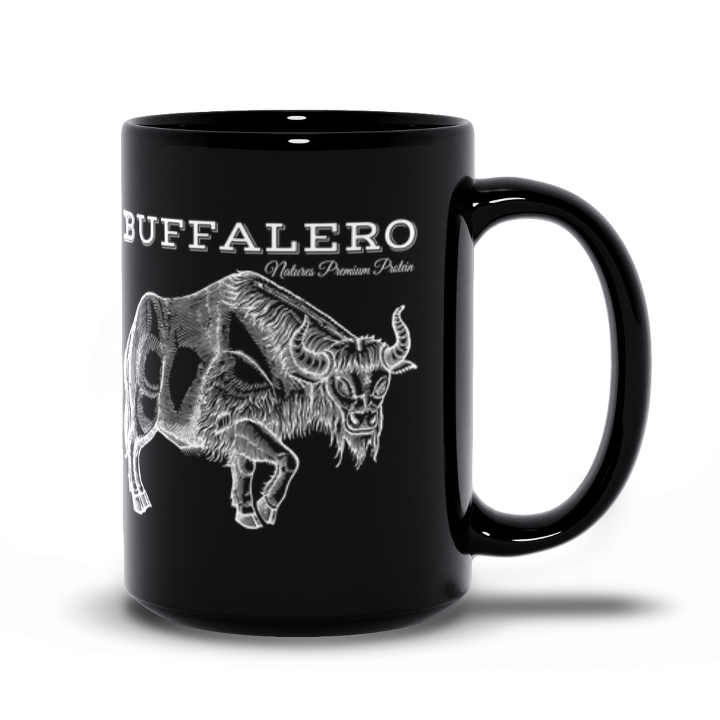 Buffalero Natures Premium Protein Black Mugs