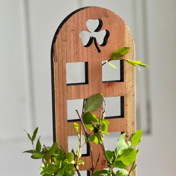 Unique Shamrock Trellis | Made in USA with US Cedar/Redwood
