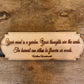 Wordsworth Poetic Garden Quote Sign  - Made in USA with American Cedar